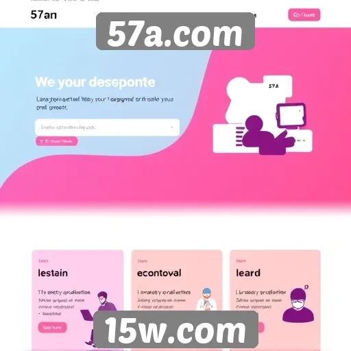 Acessibilidade e design do site 57a.com